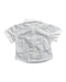 A White Short Sleeve Shirts from Chateau de Sable in size 6-12M for boy. (Back View)