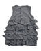 A Grey Sleeveless Dresses from Armani Baby in size 3-6M for girl. (Back View)