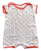 A White Short Sleeve Rompers from Chateau de Sable in size 0-3M for neutral. (Front View)