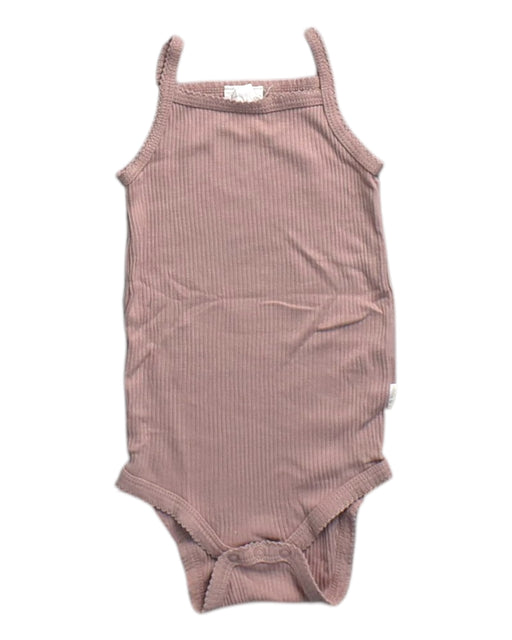 A Taupe Sleeveless Bodysuits from Jamie Kay in size 6-12M for neutral. (Front View)