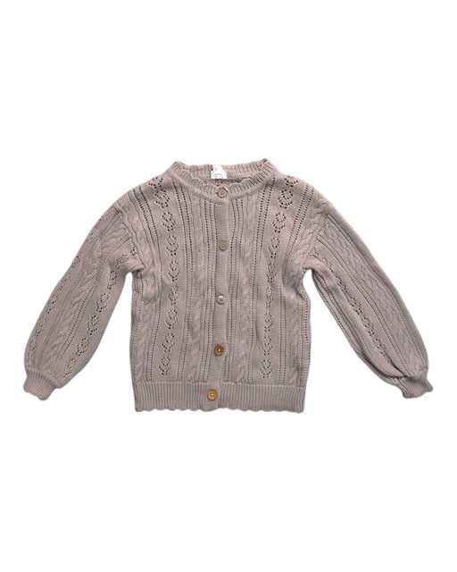 A Taupe Cardigans from Jamie Kay in size 3T for girl. (Front View)