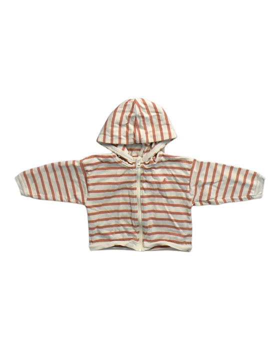 A Multicolour Zippered Sweatshirts from Petit Bateau in size 12-18M for neutral. (Front View)