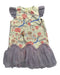 A Multicolour Sleeveless Dresses from Le Petit Society in size 2T for girl. (Front View)