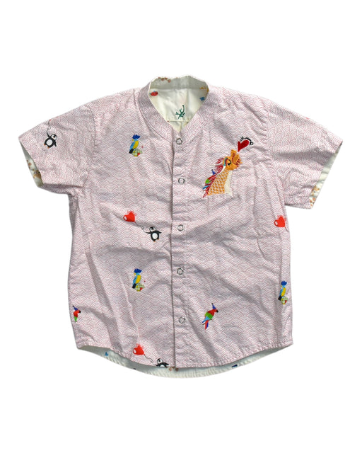 A Multicolour Short Sleeve Shirts from Maison Q in size 3T for neutral. (Front View)