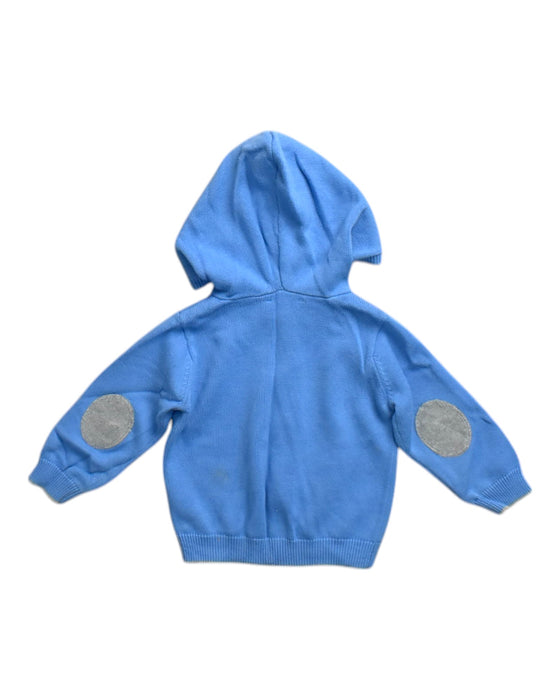 A Blue Hooded Sweatshirts from Jacadi in size 6-12M for neutral. (Back View)