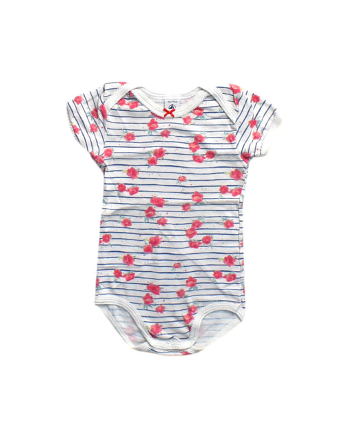 A Multicolour Short Sleeve Bodysuits from Petit Bateau in size 3T for girl. (Front View)