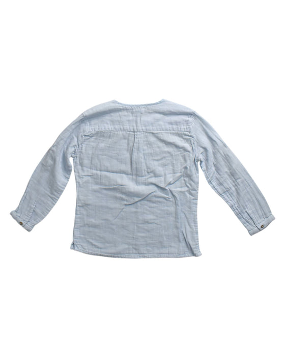 A Blue Long Sleeve Shirts from Chateau de Sable in size 8Y for neutral. (Back View)