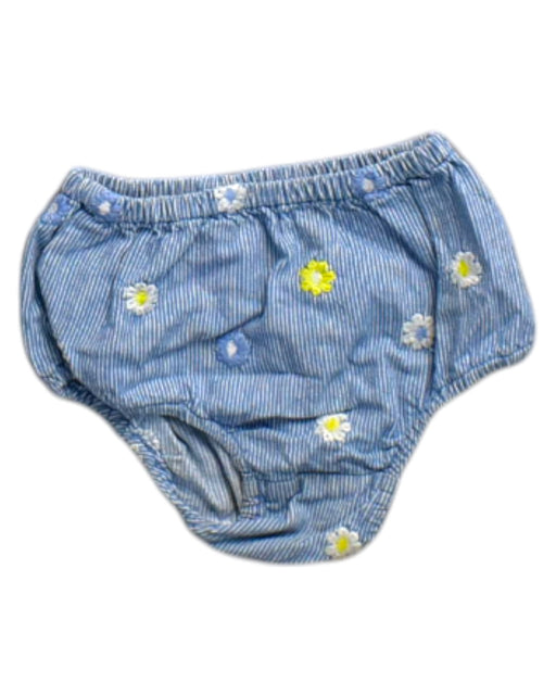 A Blue Bloomers from Seed in size 6-12M for neutral. (Front View)