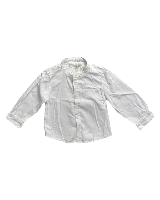 A White Long Sleeve Shirts from Chateau de Sable in size 18-24M for neutral. (Front View)