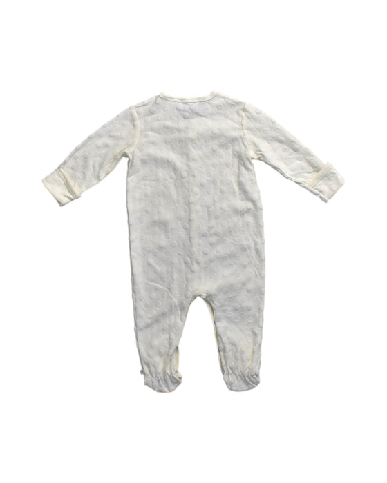 A Ivory Onesies from Bébé by Minihaha in size 6-12M for neutral. (Back View)