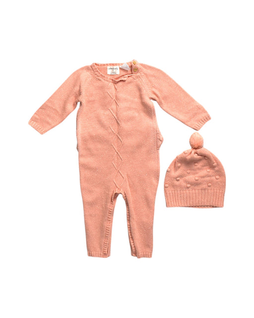 A Peach Gift Sets from Wilson & Frenchy in size 6-12M for neutral. (Front View)