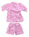 A Purple Shorts Sets from Retykle in size 3T for girl. (Back View)