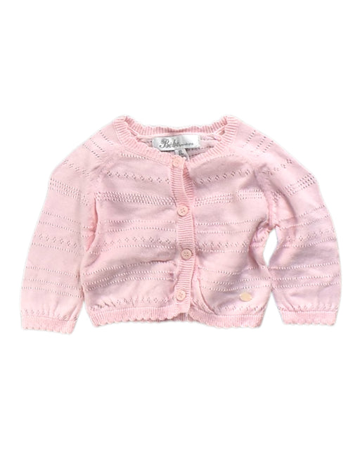 A Pink Cardigans from Bebe by Minihaha in size 0-3M for girl. (Front View)