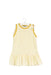 A White Sleeveless Dresses from MiMiSol in size 2T for girl. (Front View)