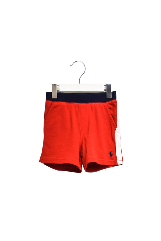 A Red Shorts from Ralph Lauren in size 6-12M for boy. (Front View)