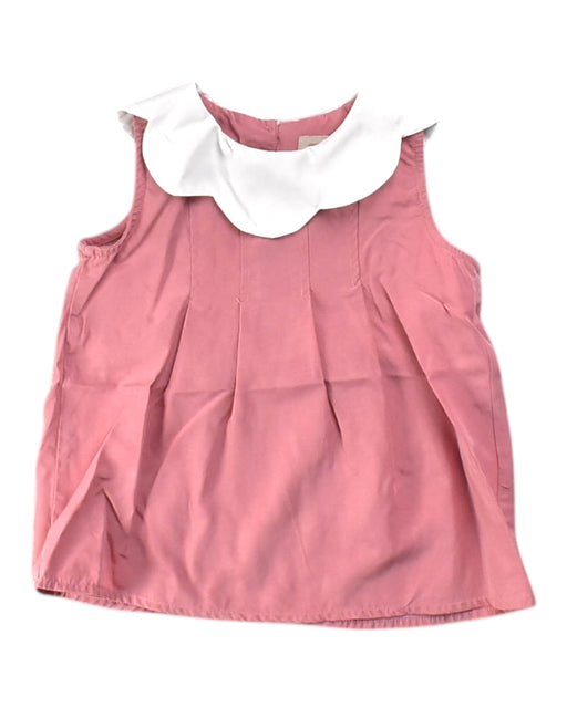 A Pink Sleeveless Tops from Children of Luna in size 3T for girl. (Front View)