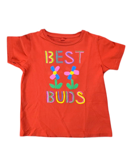 A Red Short Sleeve T Shirts from Stella McCartney in size 4T for girl. (Front View)