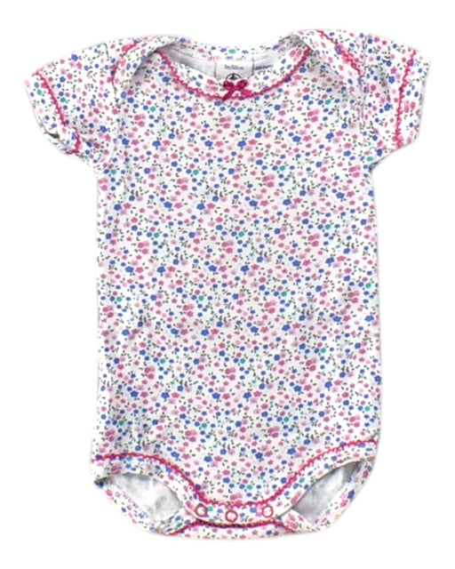 A Multicolour Short Sleeve Bodysuits from Petit Bateau in size 0-3M for girl. (Front View)