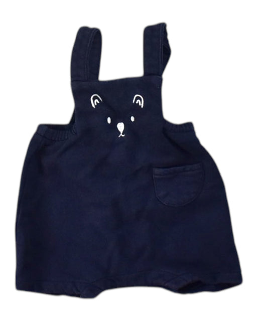 A Navy Sleeveless Rompers from Bout'Chou in size 0-3M for neutral. (Front View)