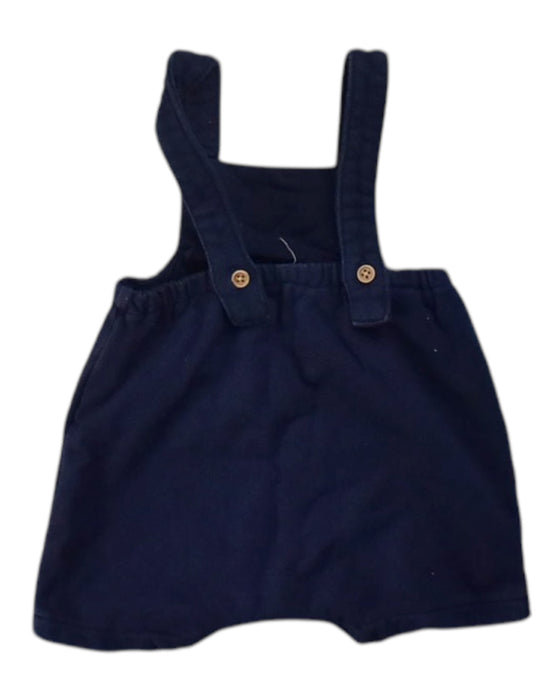 A Navy Sleeveless Rompers from Bout'Chou in size 0-3M for neutral. (Back View)