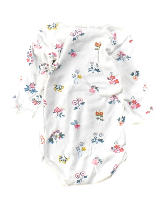 A Multicolour Long Sleeve Bodysuits from Petit Bateau in size 0-3M for girl. (Back View)