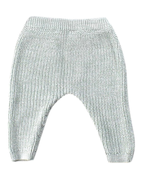 A Grey Casual Pants from Seed in size 0-3M for neutral. (Back View)