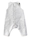 A Grey Sleeveless Rompers from Petit Bateau in size 0-3M for neutral. (Back View)