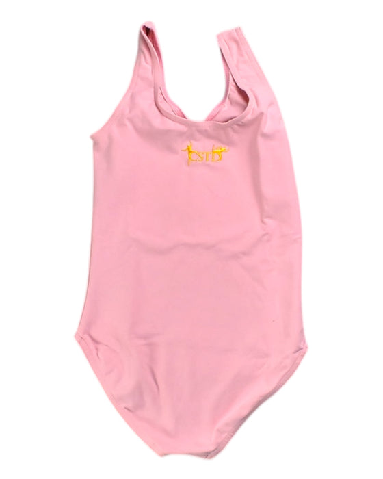 A Pink Leotards from Sonata Dancewear in size 5T for girl. (Front View)