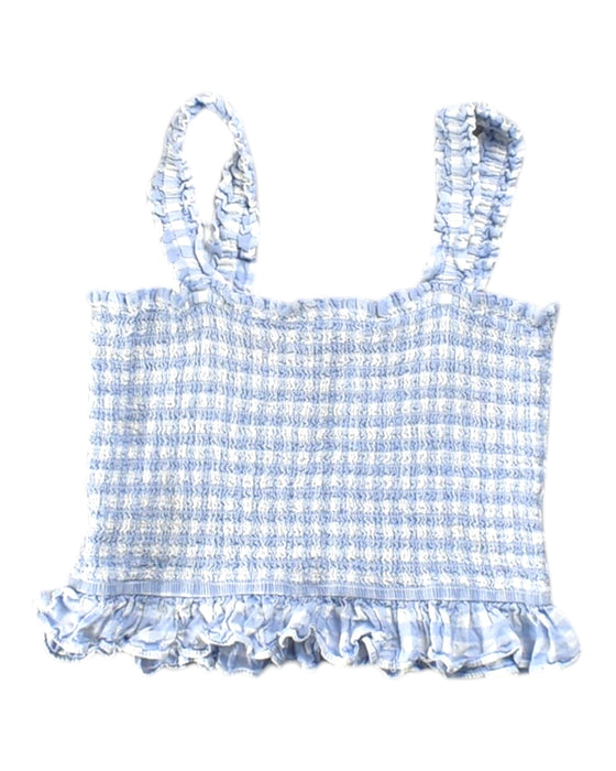 A Blue Sleeveless Tops from Seed in size 12Y for girl. (Front View)