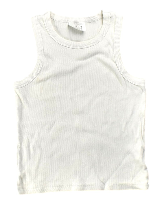 A White Sleeveless T Shirts from Seed in size 12Y for girl. (Front View)