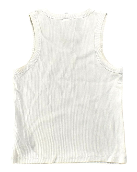 A White Sleeveless T Shirts from Seed in size 12Y for girl. (Back View)