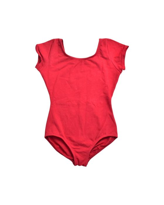 A Red Leotards from Capezio in size M for girl. (Front View)