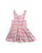 A Pink Sleeveless Dresses from Seed in size 3T for girl. (Front View)