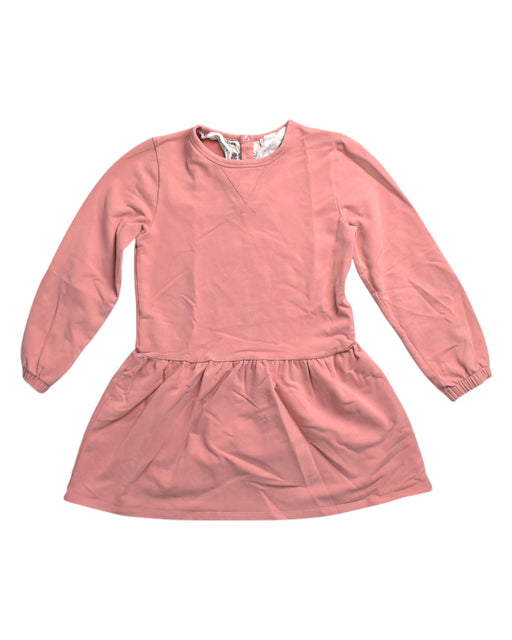 A Pink Long Sleeve Dresses from La Coqueta in size 7Y for girl. (Front View)