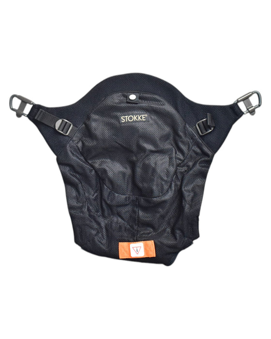 A Black Baby Carriers from Stokke in size O/S for neutral. (Back View)