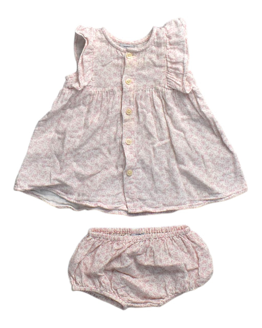 A Pink Dress Sets from Petit Bateau in size 0-3M for neutral. (Front View)