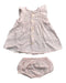 A Pink Dress Sets from Petit Bateau in size 0-3M for neutral. (Front View)