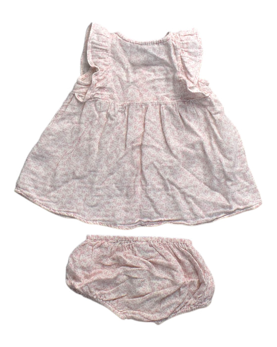 A Pink Dress Sets from Petit Bateau in size 0-3M for neutral. (Back View)