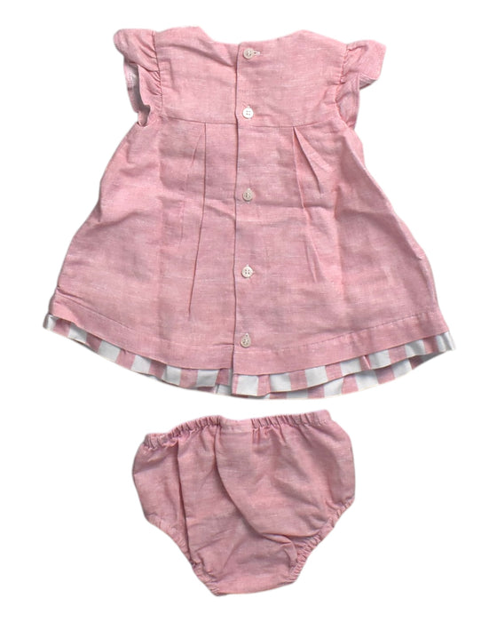 A Pink Dress Sets from Mayoral in size 3-6M for girl. (Back View)