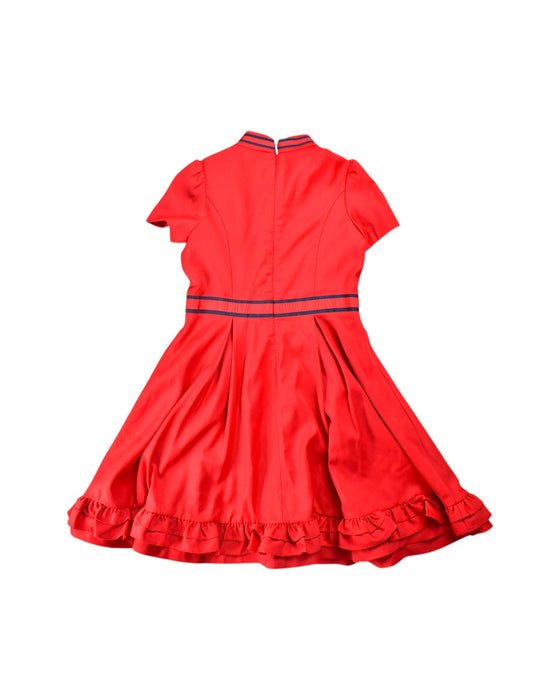 A Red Short Sleeve Dresses from Nicholas & Bears in size 12Y for girl. (Back View)