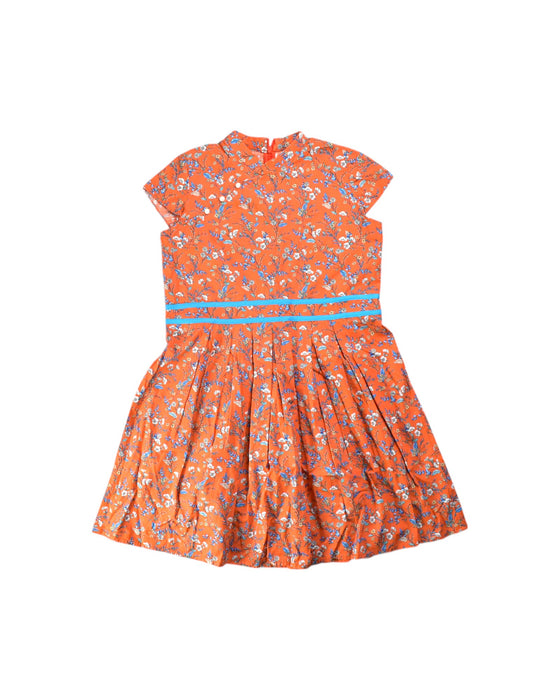 A Orange Short Sleeve Dresses from Sea Apple in size 12Y for girl. (Front View)