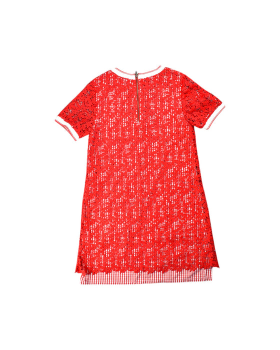 A Red Short Sleeve Dresses from Gingersnaps in size 14Y for girl. (Back View)