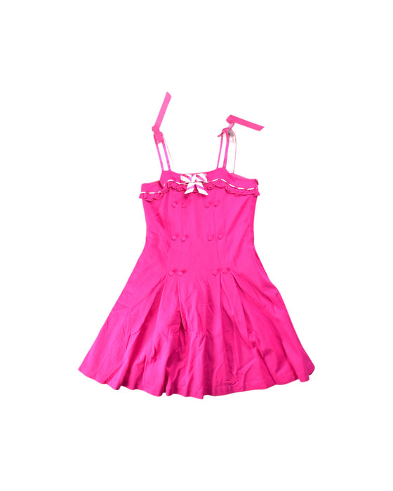 A Pink Sleeveless Dresses from Nicholas & Bears in size 12Y for girl. (Front View)