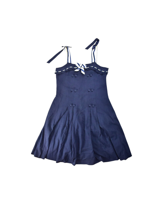 A Navy Sleeveless Dresses from Nicholas & Bears in size 12Y for girl. (Front View)