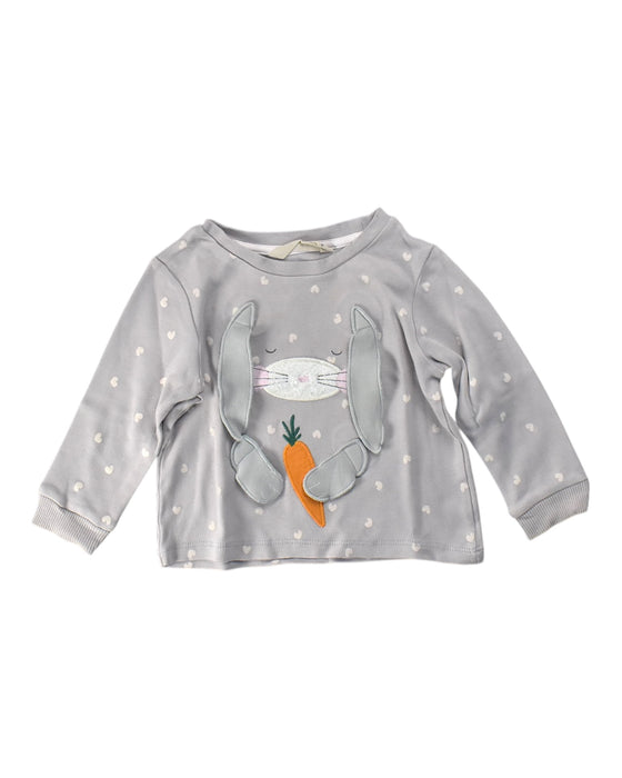 A Grey Long Sleeve Tops from John Lewis in size 6-12M for neutral. (Front View)