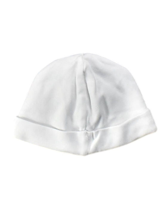 A White Winter Hats from Ralph Lauren in size 6-12M for neutral. (Back View)