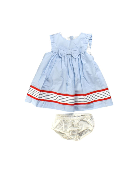 A Blue Dress Sets from Janie & Jack in size 3-6M for girl. (Front View)