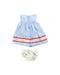 A Blue Dress Sets from Janie & Jack in size 3-6M for girl. (Back View)