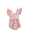 A Multicolour Sleeveless Rompers from Elizabeth Little in size 3-6M for girl. (Front View)