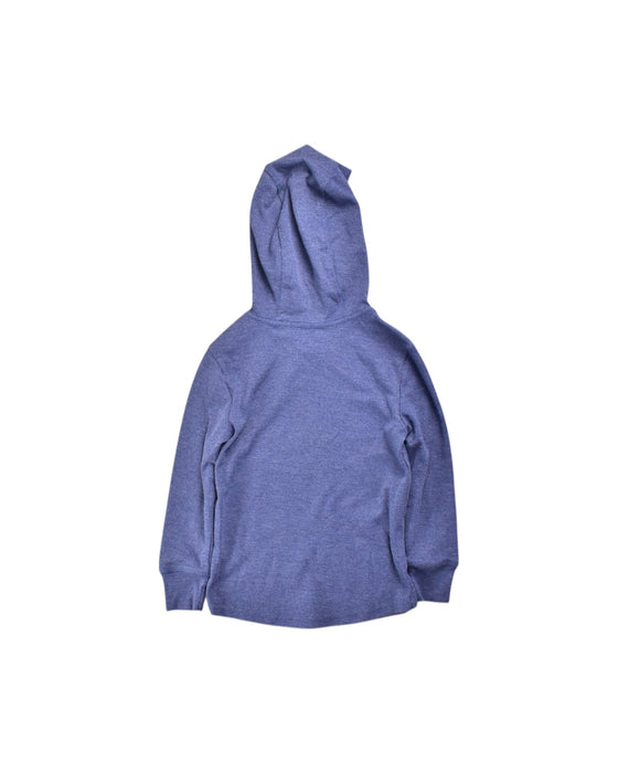 A Blue Hooded Sweatshirts from Tommy Bahama in size 5T for boy. (Back View)